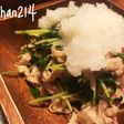 簡単*豆苗の豚炒め♡