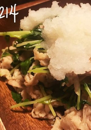 簡単*豆苗の豚炒め♡-レシピのメイン写真