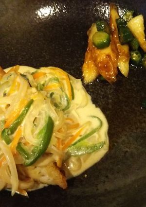 白身魚の野菜のホワイトソース中華風-レシピのメイン写真