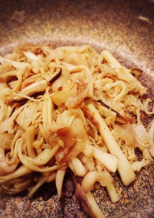 簡単！豚肉ときのこの香味ペースト炒め-レシピのメイン写真