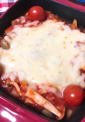 トマトソース＆とろけるチーズのグラタン-レシピのメイン写真