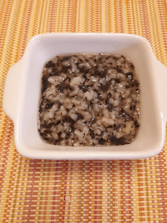 離乳食中期 ひじきのおかゆ-レシピのメイン写真