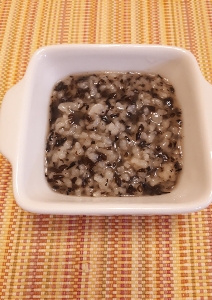 離乳食中期　ひじきのおかゆ-レシピのメイン写真