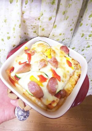 ヘルシー☺️イタリアンピザ仕上げ❤️-レシピのメイン写真