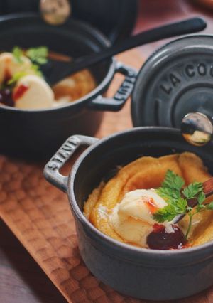 STAUBココットで作るクラフティ-レシピのメイン写真