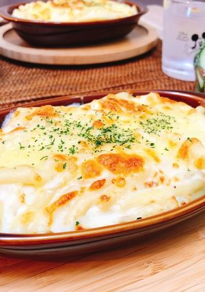 ポテトチップスでポテトミートグラタン-レシピのメイン写真