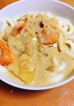 クリーミーカレーうどん-レシピのメイン写真