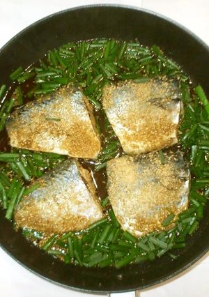 魚さばの白ゴマ煮♪簡単煮魚-レシピのメイン写真