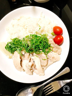 簡単☆炊飯器で簡単 カオマンガイ-レシピのメイン写真