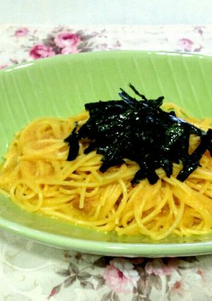 卵でクリーミー☆たらこパスタ-レシピのメイン写真
