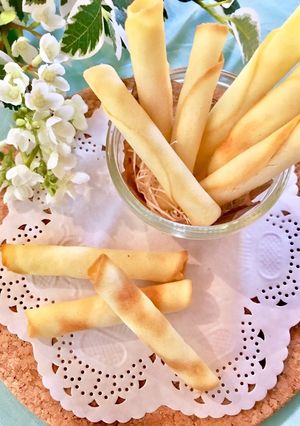 *サクサク!卵白で シガレットクッキー*-レシピのメイン写真