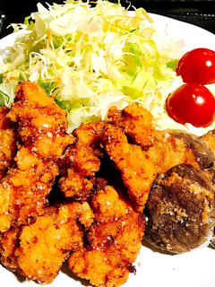 鶏ももと椎茸の唐揚げ-レシピのメイン写真