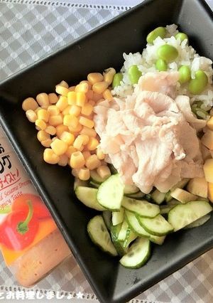 たっぷり夏野菜と豚しゃぶのベジボウル-レシピのメイン写真