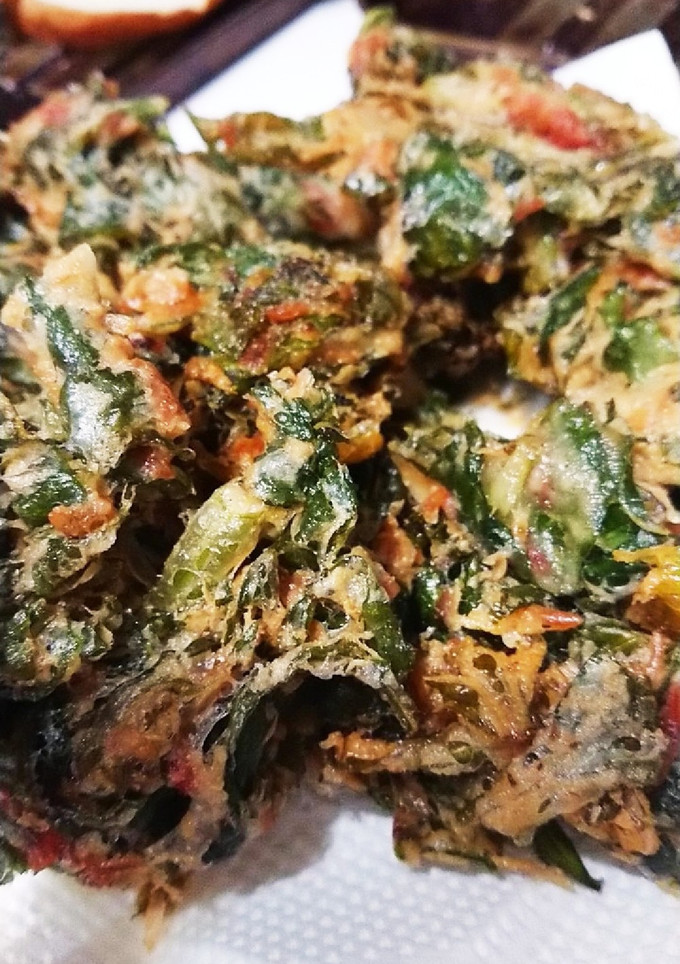 捨てないで(・・)セロリの葉っぱかき揚げ-レシピのメイン写真