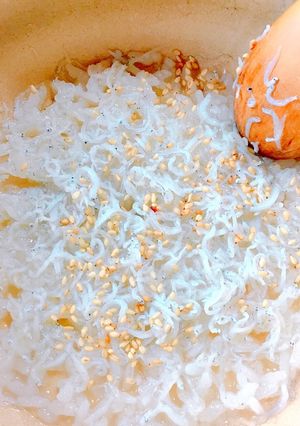 梅昆布茶でシラス雑炊-レシピのメイン写真