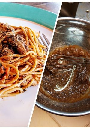 簡単混ぜるだけ冷製パスタアンチョビソース-レシピのメイン写真