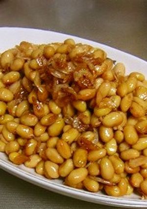 栄養満点のお豆さん！大豆と桜エビの煮物！-レシピのメイン写真