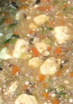 野菜たっぷり和風な麻婆豆腐-レシピのメイン写真