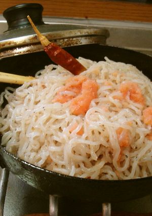 最速の明太子のペペロンチーノ-レシピのメイン写真