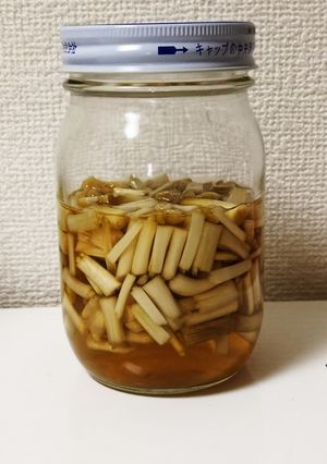 無駄なく活用★らっきょうの茎すし酢漬け★-レシピのメイン写真
