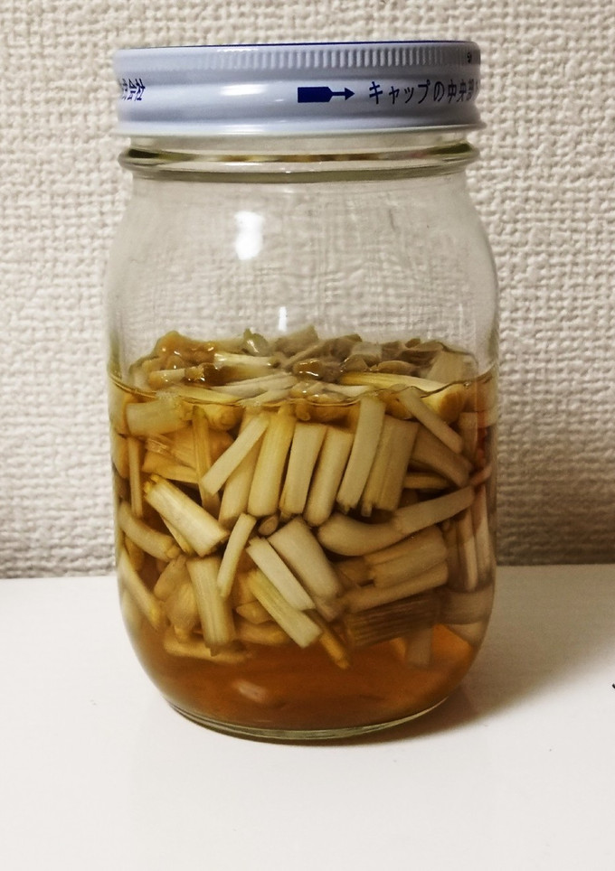 無駄なく活用★らっきょうの茎すし酢漬け★-レシピのメイン写真