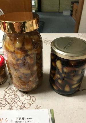 らっきょう漬け(味噌漬け&ポン酢漬け)-レシピのメイン写真