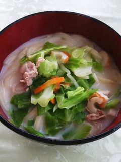 *たっぷり野菜のちゃんぽん風うどん*-レシピのメイン写真