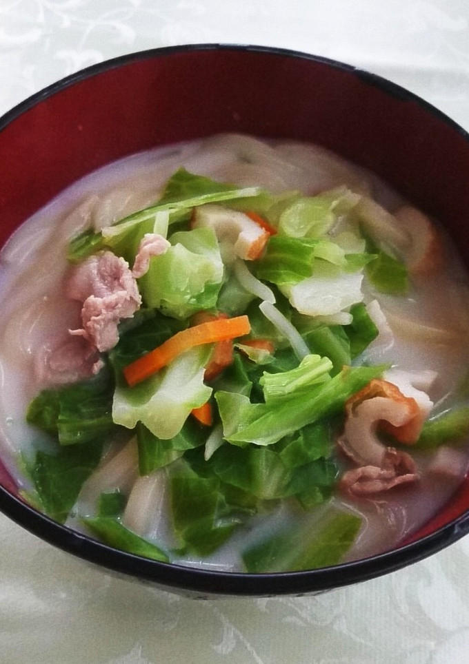 *たっぷり野菜のちゃんぽん風うどん*-レシピのメイン写真