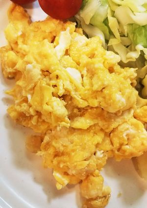 めんたいマヨチーズのスクランブルエッグ-レシピのメイン写真