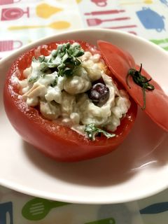 もち麦のトマトカップ-レシピのメイン写真