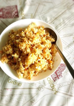 クセになる、ちくわのガーリック醤油炒飯-レシピのメイン写真
