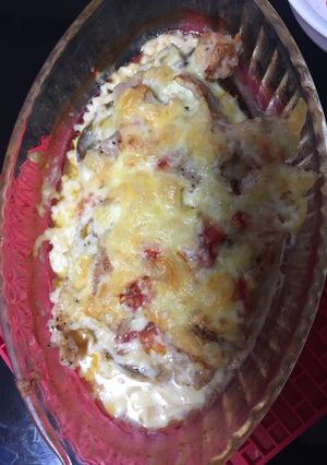 豚こまとナスとトマトのチーズ焼き-レシピのメイン写真