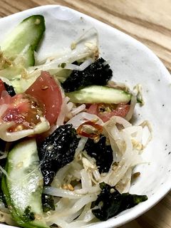 大人の総菜◎もやしとトマト・胡瓜のナムル-レシピのメイン写真