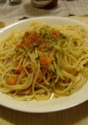 簡単、材料これだけ？のイカトマのパスタ-レシピのメイン写真