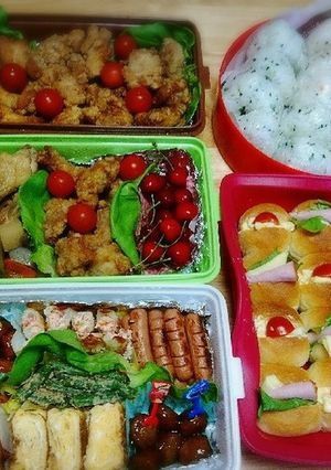 2018年☆小学校運動会のお弁当記録-レシピのメイン写真