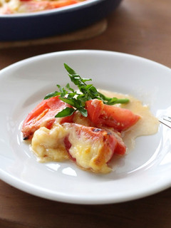 材料2つでごちそう!トマトチーズ焼き-レシピのメイン写真