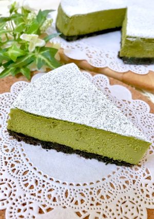 ＊ほろ苦い♡大人の抹茶チーズケーキ＊-レシピのメイン写真