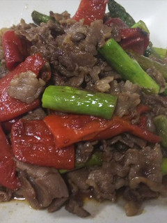 簡単・牛肉と季節野菜のバルサミコ酢炒め-レシピのメイン写真