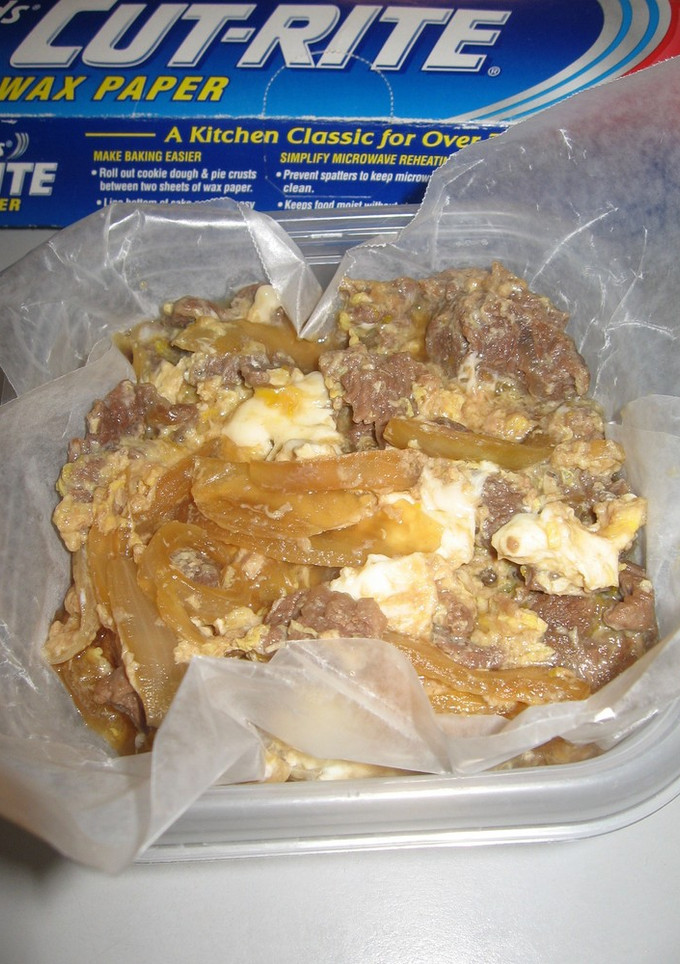 うちの牛丼、卵とじ-レシピのメイン写真