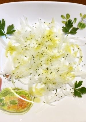 1分おつまみ「オニオンだけカルパッチョ」-レシピのメイン写真
