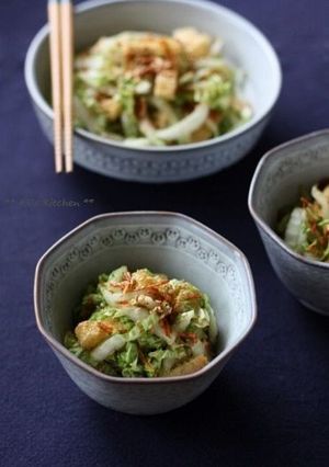 からし酢醤油で。白菜と桜海老のサラダ-レシピのメイン写真