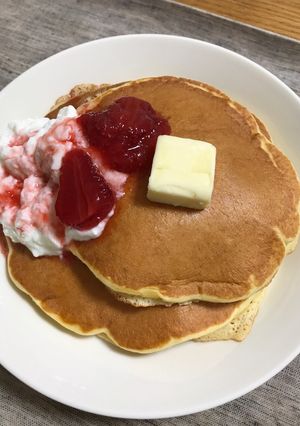 一人分のホットケーキ-レシピのメイン写真