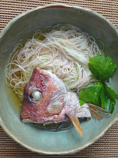 鯛のあらで鯛出汁そうめん-レシピのメイン写真