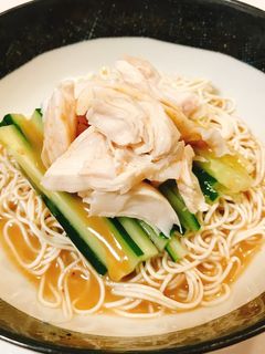 簡単ヘルシー♡棒棒鶏そうめん-レシピのメイン写真