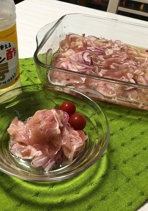 生ハムと新玉ねぎのカンタン酢マリネ☆-レシピのメイン写真