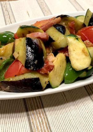 簡単ラタトゥイユ(夏野菜炒め)-レシピのメイン写真