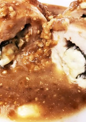 鶏むね肉で小松菜チーズロール-レシピのメイン写真