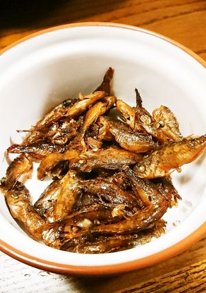 ご飯がすすむ！ハチメの稚魚の甘露煮-レシピのメイン写真