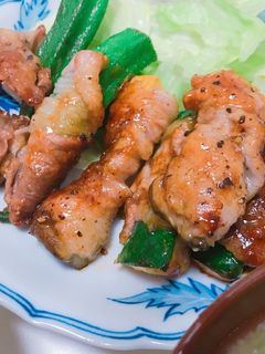 夏野菜の豚肉巻き-レシピのメイン写真