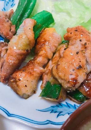 夏野菜の豚肉巻き-レシピのメイン写真